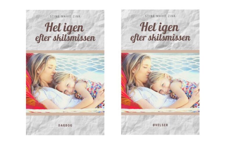 bonus-øvelser-og-dagbog-efter-skilsmisse To hæfter med titlen “Hel igen efter skilsmissen” – dagbog og øvelser som støtte i din proces efter skilsmisse.