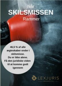 når skilsmissen rammer forside E-bogen "Når skilsmissen rammer" hjælper dig med at forstå dine juridiske rettigheder